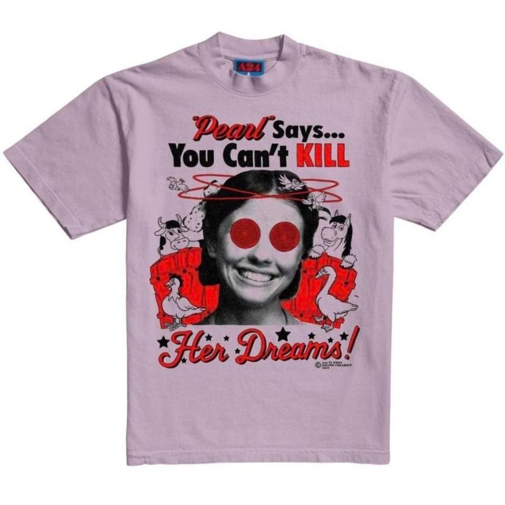A24 Pearl “cows milk” t-shirt 2XL